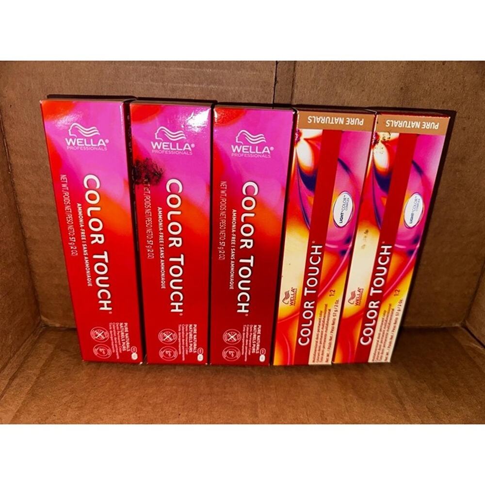 Wella Color Touch Boxed Demi Hair‎ 6.0 8.0 9.0 Pure Naturals